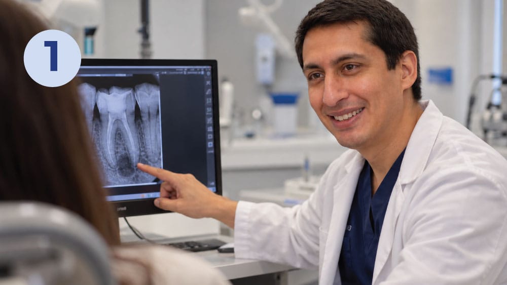 Paso 1, diagnostico dental