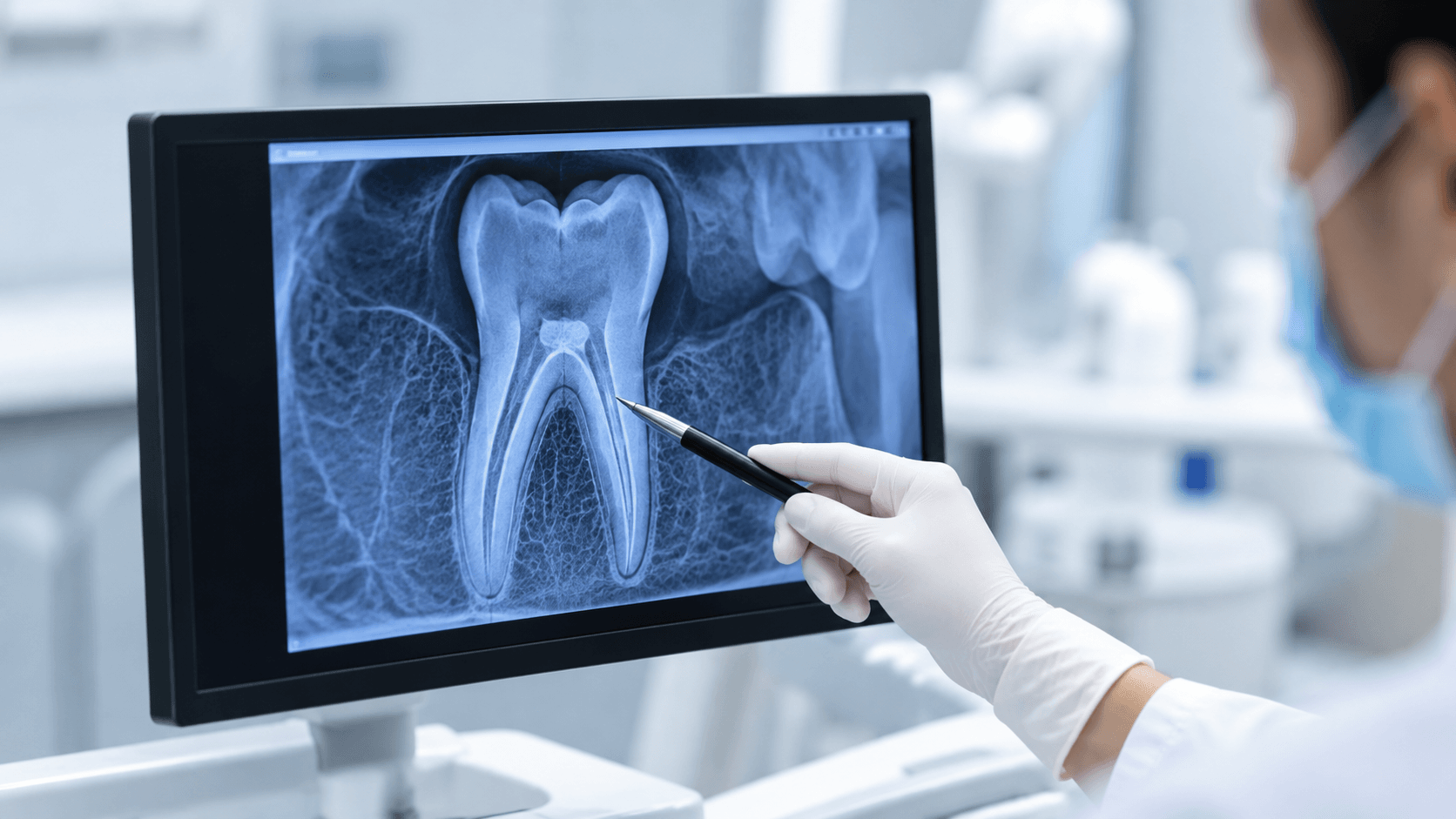 Dentista dectecta infección que requiere endodoncia